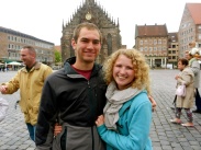 Andrew and Lauren on the Marktplatz