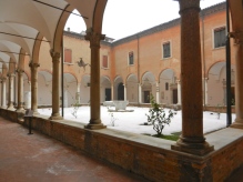 Inner courtyard in Ravenna church