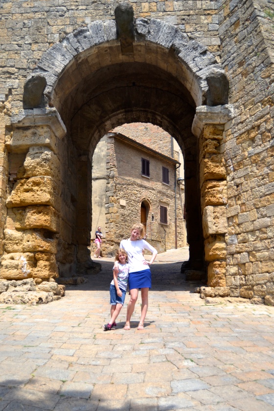 the gate still stands! Volterra gate, 4th Century, BC