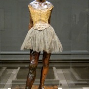 Little Dancer has seen better days but we appreciated Degas' attention to detail in the wax